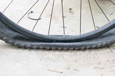 Why Does My Bike Tire Look Flat When Riding