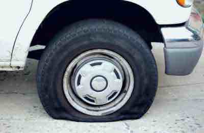 How Do You Puncture A Car Tire Quietly