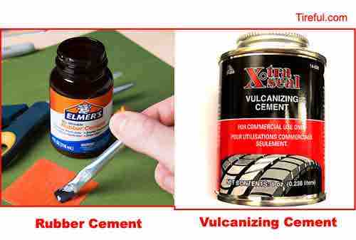 Is Rubber Cement Same as Vulcanizing Cement