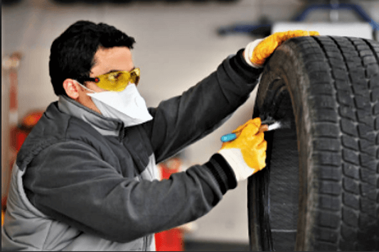 How to use rubber cement to repair tires